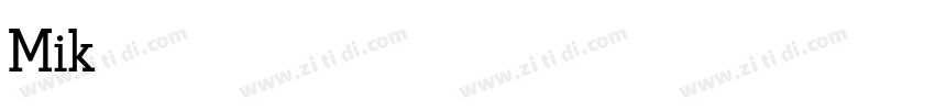 Mikela Light字体转换